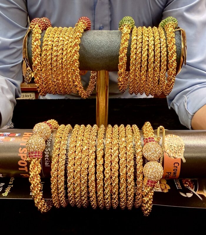 Gold Plated, Premium Quality,look like gold 12bengals 2karra 6bengals 2karra